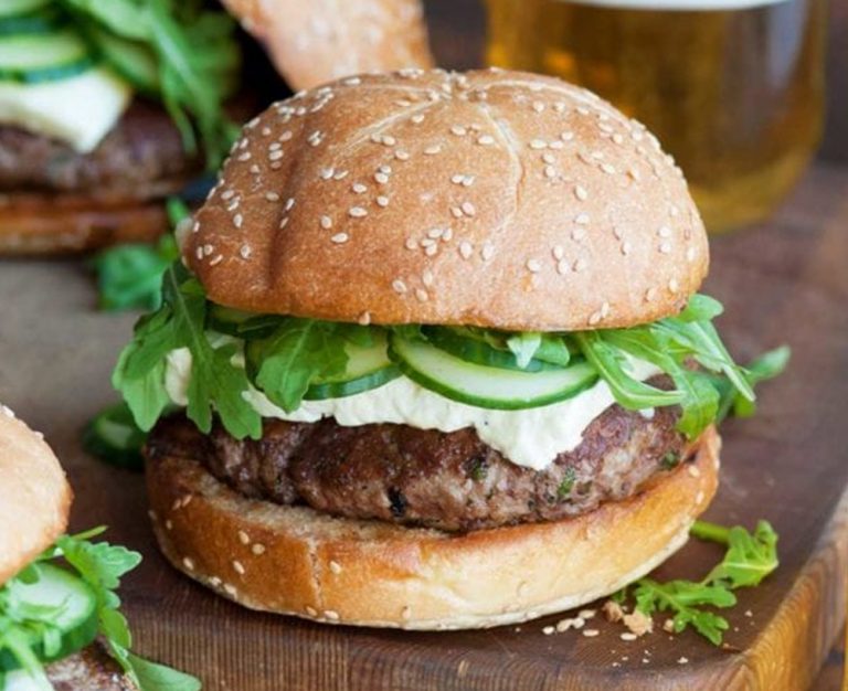 Minted Lamb Burgers Llechwedd Meats