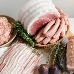 selection of pork products